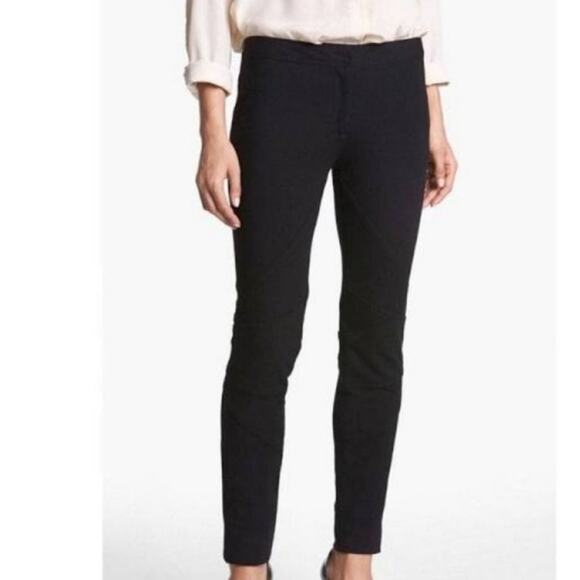 Diane Von Furstenberg black wool skinny pants 4 - Picture 1 of 7